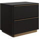 Kalla 28 X 24.25 inch Charcoal Night Stand